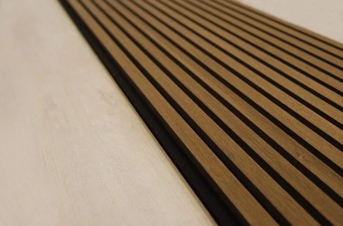 Balci | Akoestische Wandpanelen Eiken | Voor wand en plafond | 260x52 cm