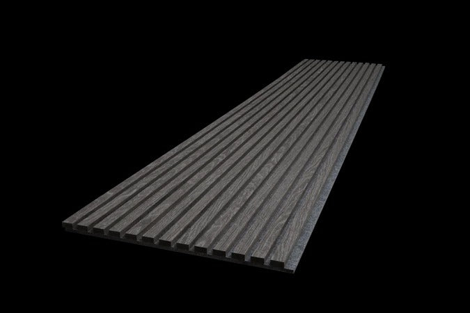 Balci | Akoestische Wandpanelen Houtskool | Voor wand en plafond | 260x52 cm