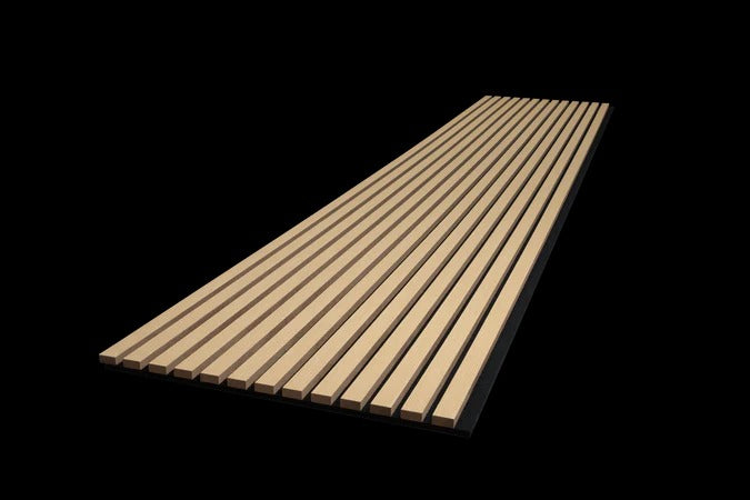 Balci | Akoestische Wandpanelen Naturel Eiken | Voor wand en plafond | 260x52 cm
