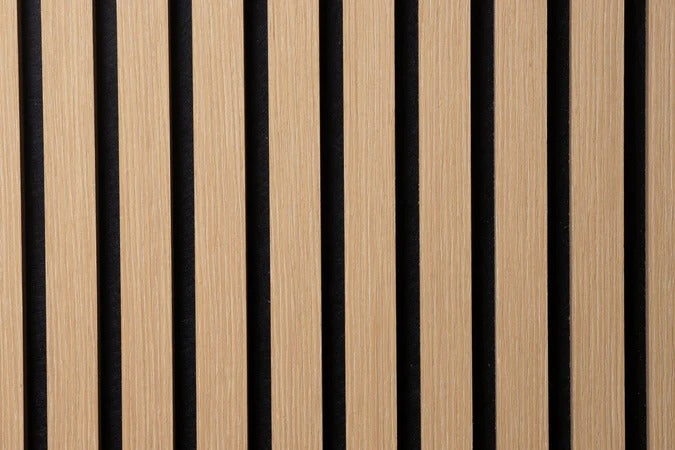 Balci | Akoestische Wandpanelen Naturel Eiken | Voor wand en plafond | 260x52 cm