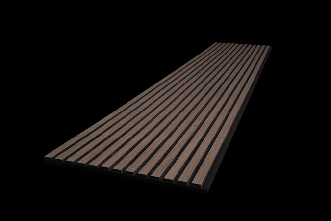 Balci | Akoestische Wandpanelen Walnoot | Voor wand en plafond | 260x52 cm