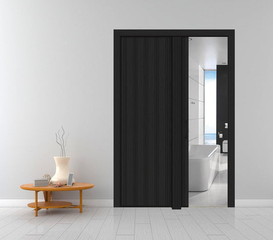 Balci vouwdeur Alufold zwart 85x230 cm