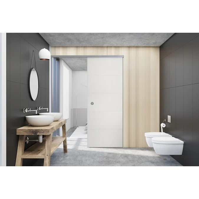 Grosfillex schuifdeur door in box mat wit 93x211 cm