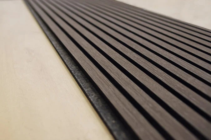 Balci | Akoestische Wandpanelen Houtskool | Voor wand en plafond | 260x52 cm