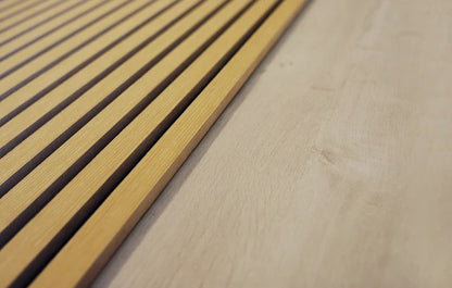 Balci | Akoestische Wandpanelen Naturel Eiken | Voor wand en plafond | 260x52 cm