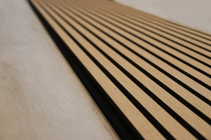 Balci | Akoestische Wandpanelen Rustiek Eiken | Voor wand en plafond | 260x52 cm