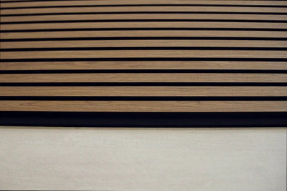 Balci | Akoestische Wandpanelen Walnoot | Voor wand en plafond | 260x52 cm