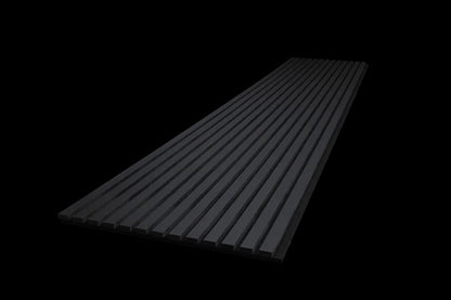 Balci | Akoestische Wandpanelen Zwart | Voor wand en plafond | 260x52 cm