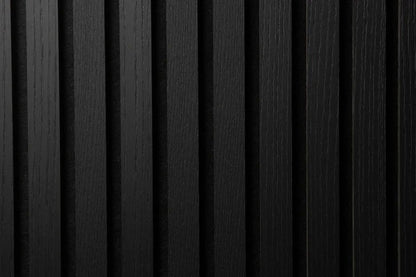 Balci | Akoestische Wandpanelen Zwart | Voor wand en plafond | 260x52 cm