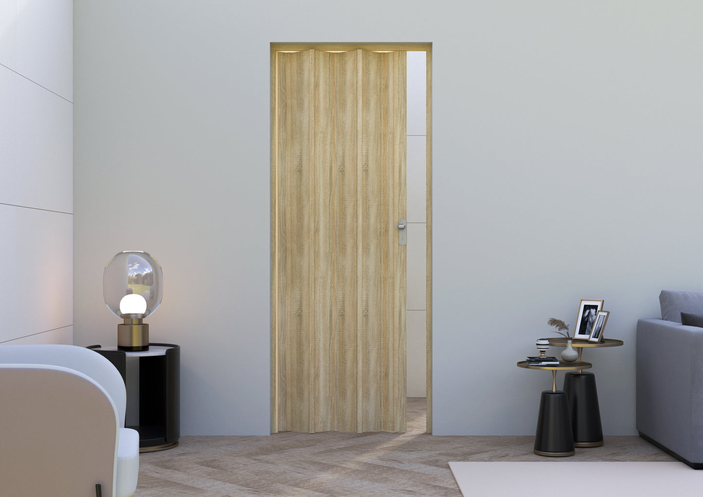 Fortesrl vouwdeur Luciana lichte cognac eiken 88x214 cm