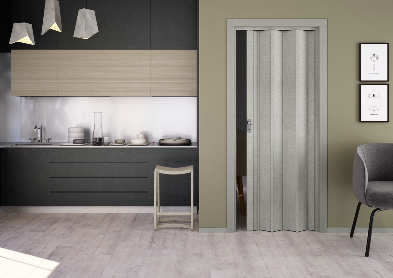 Fortesrl vouwdeur Luciana grijs 88x214 cm